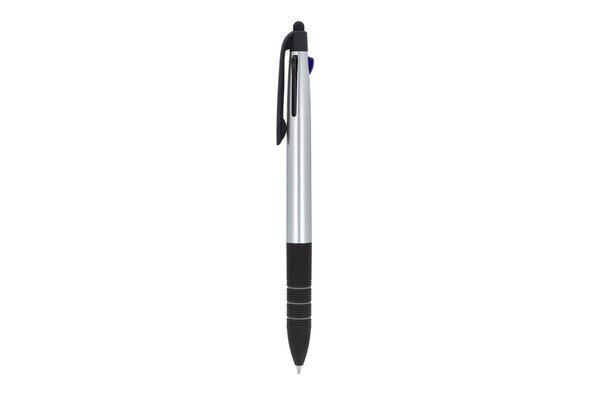 Stylo 3 couleurs Élégant - Argent