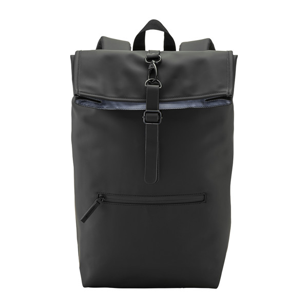 Ανακυκλωμένο αδιάβροχο μαλακό σακίδιο Pu (15") - Black