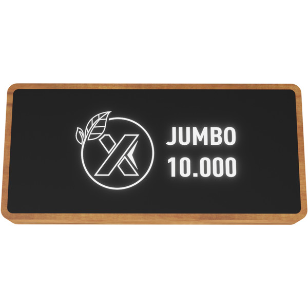 Powerbank de carregamento sem fios em madeira de 10.000 mAh "SCX.design P46"