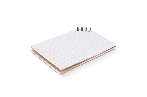 Cahier à reliure d'angle en bambou A6 - Nature
