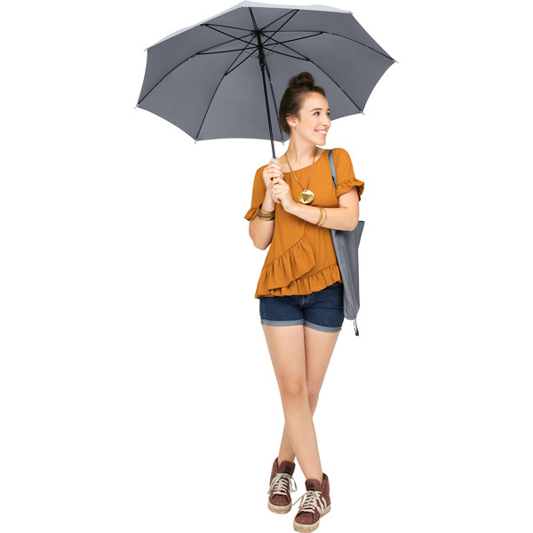 AC-Stockschirm ÖkoBrella - Grau Ws