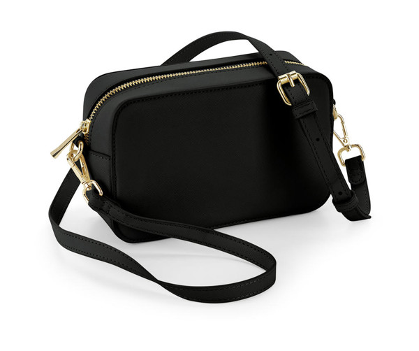 Boutique Structured Cross Body Bag - Black / ONE SIZE