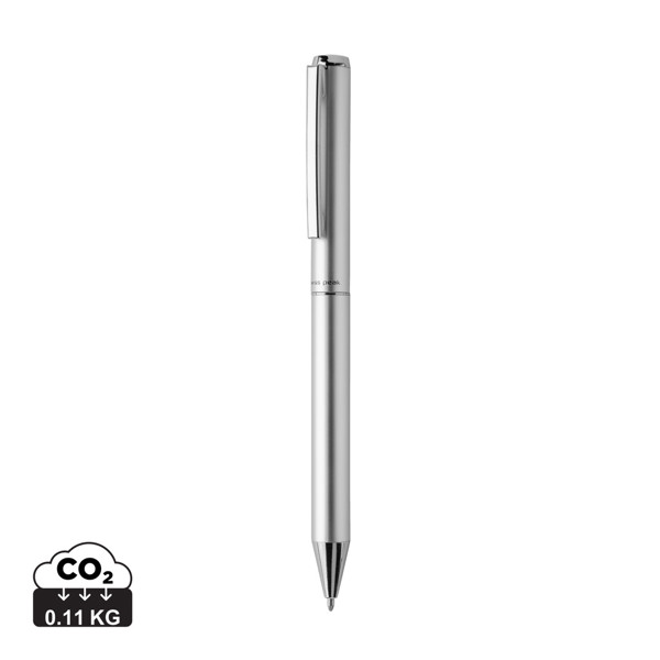 Swiss Peak Cedar RCS certified recycled aluminium pen - Silver