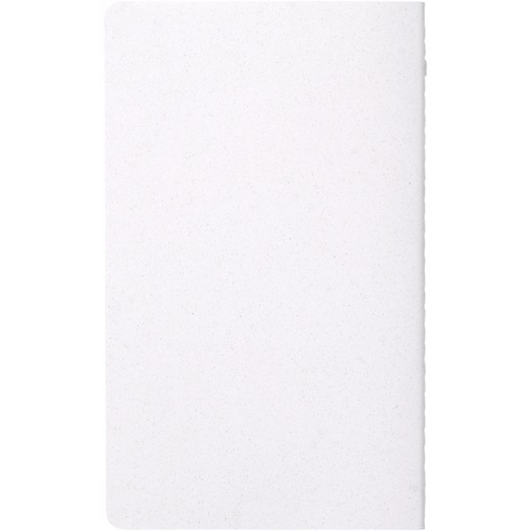 Carnet Fabia à couverture en papier Crush - Blanc