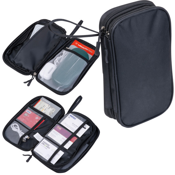 RPET travel case OTYLIA - Black