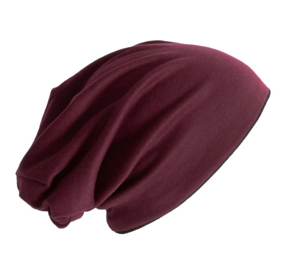 Beanie - Dark Wine / Black