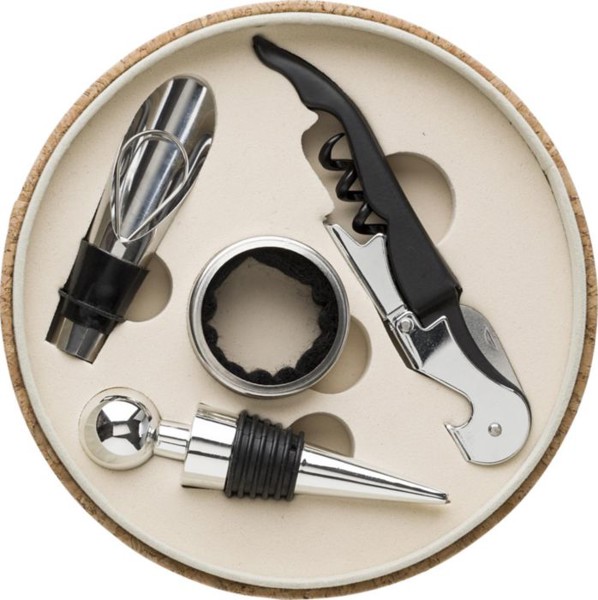 Conjunto de vinho de cortiça Milana
