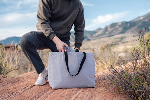 Impact Aware™ 285 gsm rcanvas large cooler tote undyed - Grey