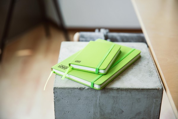 Notitieboek Dita | Gerecycled PU | A6 | Gelinieerd - wit