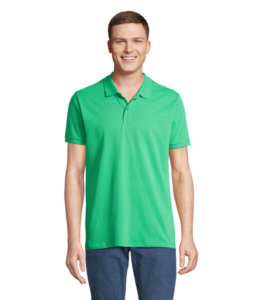 PLANET MEN polo 170g - Verde PrimaveraL