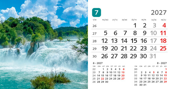 Stolni kalendar – Croatia