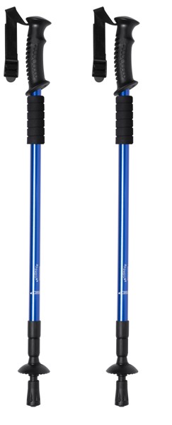 Walking Poles Set Brulen - Silver