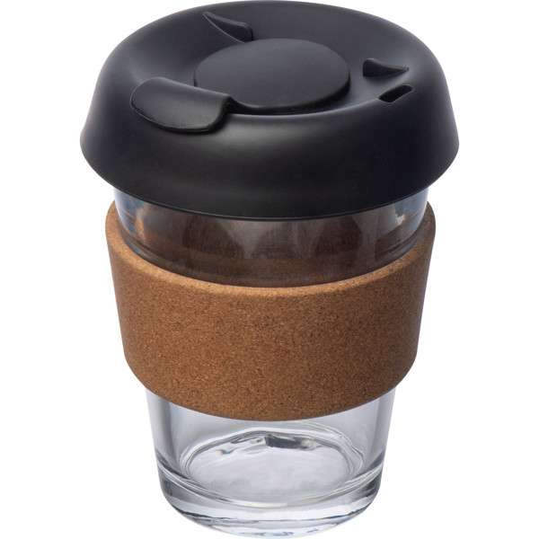 Boroszilikált üvegbögre, 350 ml - Transparent