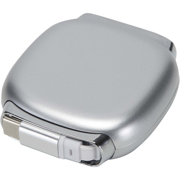 Alphard 100W recycled plastic retractable CarPlay PD fast charging cable - Silver