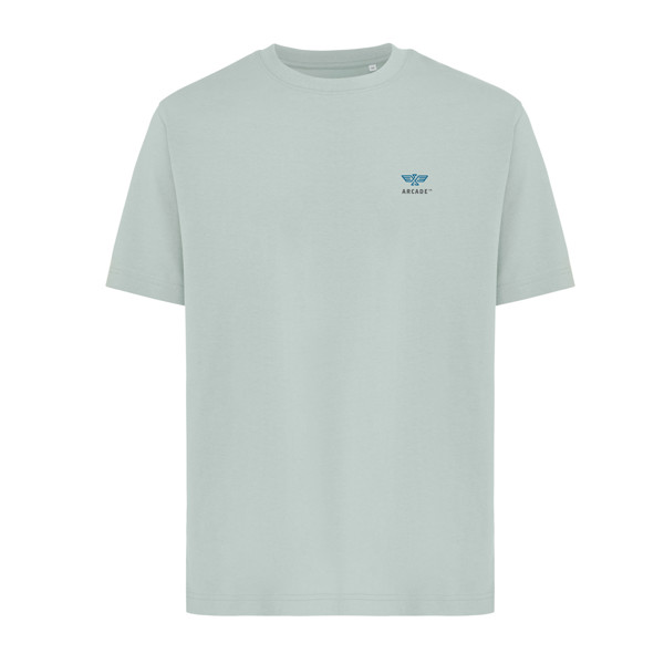 IQONIQ Nikko tričko z hrubej recyklovanej bavlny - Iceberg Green / XXXL
