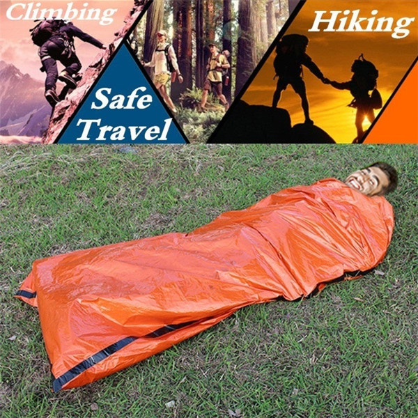 Emergency outdoor thermal sleeping bag
