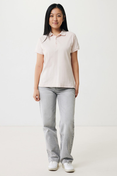 Dámské polo tričko IQONIQ Yosemite z recykl. bavlny - Cloud Pink / XL