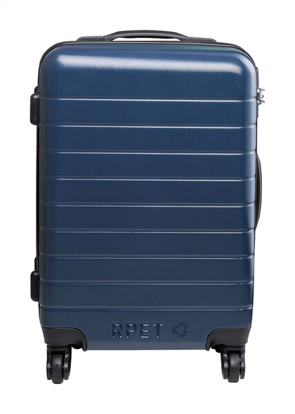 RPET kufor na kolieskach Annert - Dark Blue