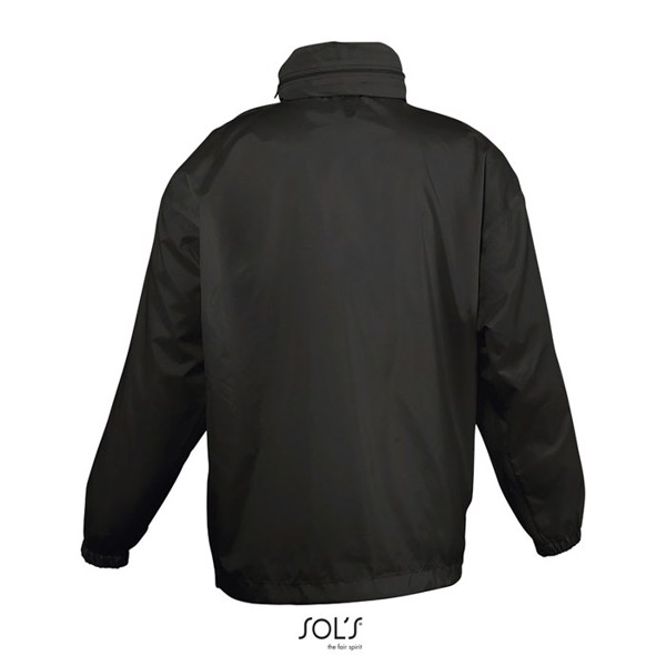 Sol's Surf Kids windbreaker, 210g polyamide - Black / 3XL