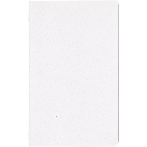Carnet Fabia à couverture en papier Crush - Blanc
