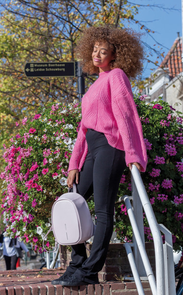 Elle Fashion, Anti-theft backpack - Pink