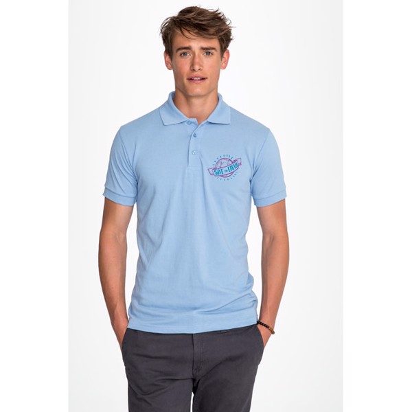 PRIME MEN POLO 200g - Blanc / 5XL