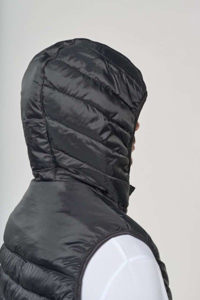 Adult Hooded Bodywarmer - Black / XS