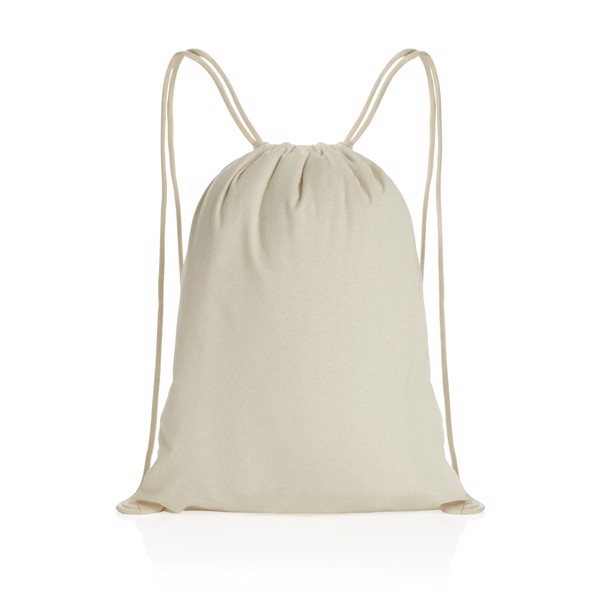 Šňůrkový batoh Impact ze 145g recyklované bavlny AWARE™ - Off White