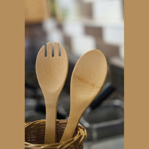 Bamboo Salad Servers Capua