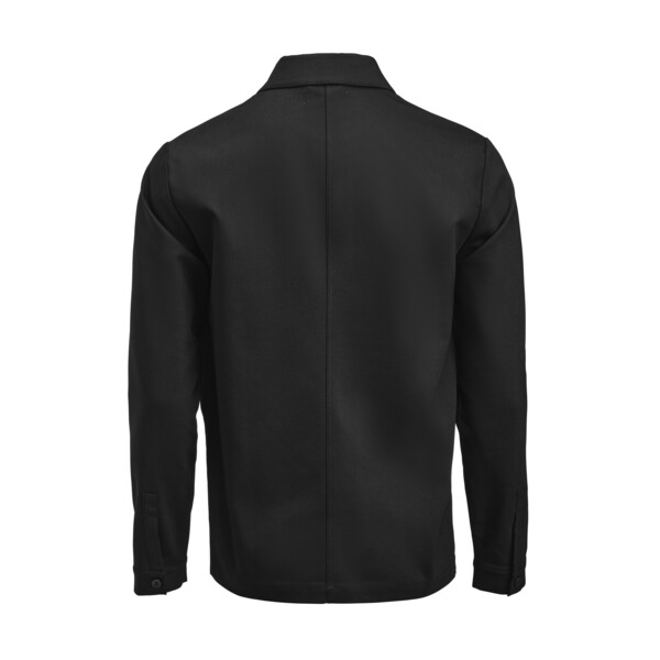 Patch pocket overshirt Black L