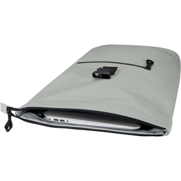 Resi Plus 15" GRS recycled roll-top backpack 18L - Grey