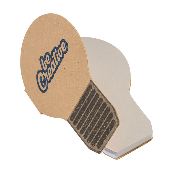 Samolepiaci blok na poznámky na zákazku CreaStick Bulb Eco