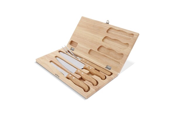 Set de couteaux dans une boîte cadeau - Bois