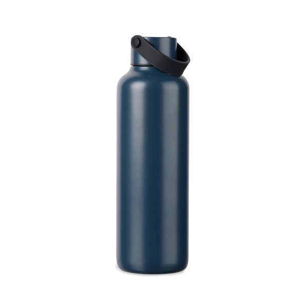 VINGA Bouteille 600ml en acier recyclé RCS Baltimore - Bleu Marine