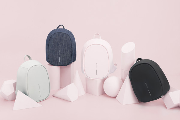 Elle Fashion, Anti-theft backpack - Pink