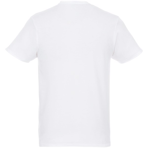 Camiseta de manga corta de material reciclado GRS de hombre "Jade" - Blanco / L