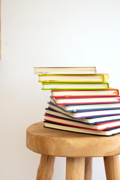 Notitieboek Eva | A5 | Gelinieerd - rood