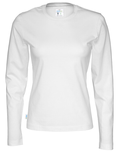 Cottover Gots T-shirt Long Sleeve Lady white M