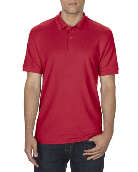 Dryblend® Adult Double Piqué Polo - Red / 4XL