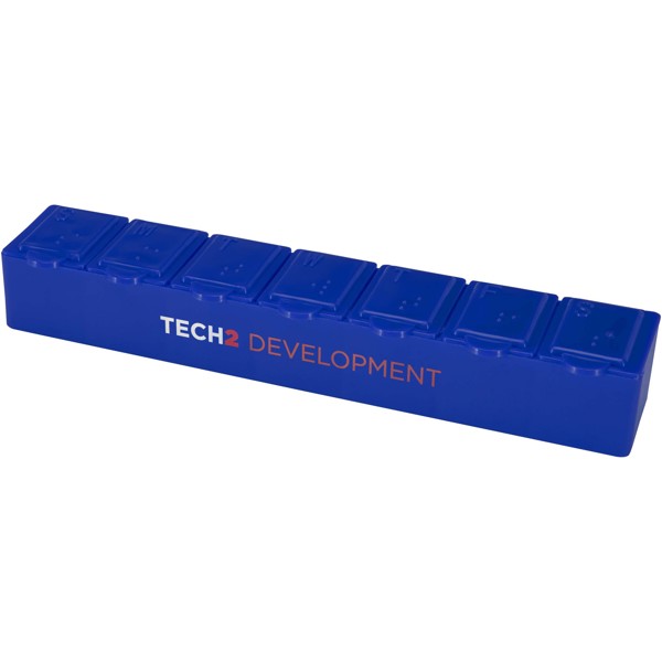 Pilulier semainier multi-vitamines Dose - Bleu
