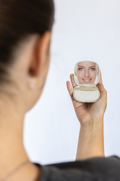 Make-up zrcátko Reflecta z RCS RPET - Béžová