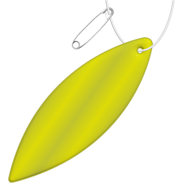 Pendente refletor de TPU elíptico RFX™ - Amarelo neón