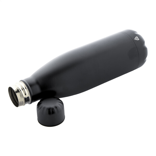 Recyklovaná Fľaša Z Nerez Ocele Refill - Black