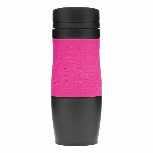 Double-Walled Flask Golden Dream - Black / Magenta