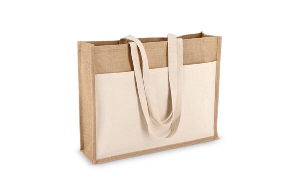 Sac fourre-tout en jute OEKO-TEX® 45 x 12 x 35cm 320g/m²