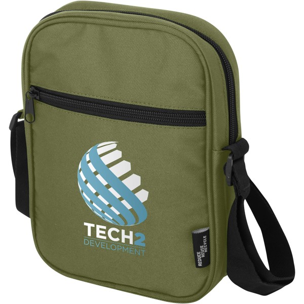 Sac bandoulière Byron de 2 L recyclé certifié GRS - Olive