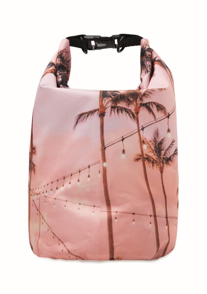 5L recycled polyester (rPET) dry bag with your 360° design - Full colour