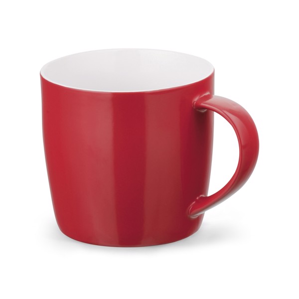 COMANDER. Ceramic mug 370 mL - Red