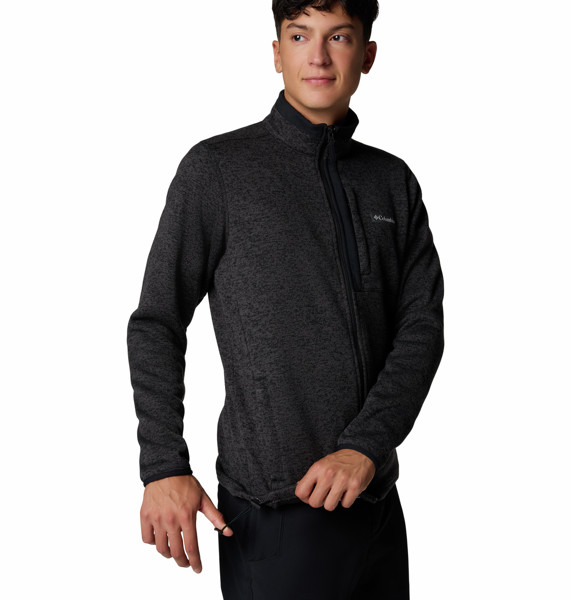 Columbia Men's Sweater Weather Full Zip - BLACK - S