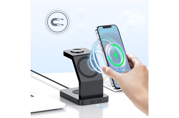 2708 | Xoopar Icon 3 in 1 Magnetic Wireless charger